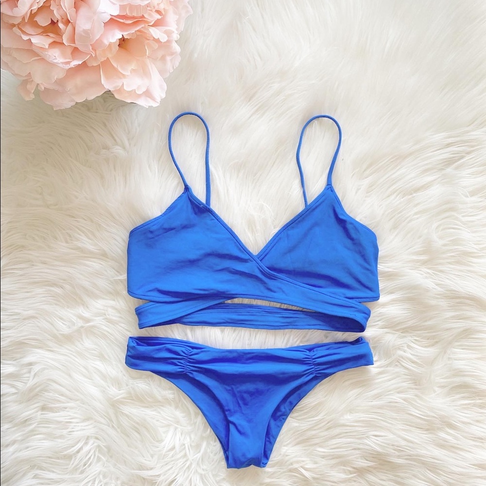 🌟SOLD🌟L*Space Royal Blue Chloe/Monique Set